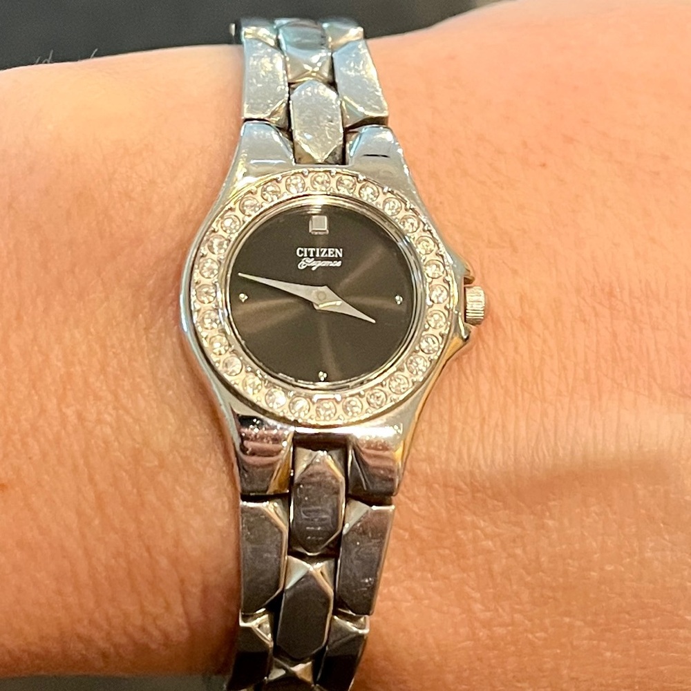 Citizen Silver and Black Women's Watch